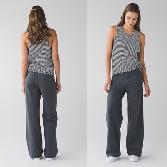 lululemon athletica Pants - Lululemon Grey Sit in Stillness Pants 4